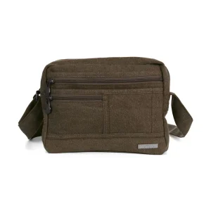 Hemp Medium Smart Shoulder Bag by Sativa Bags